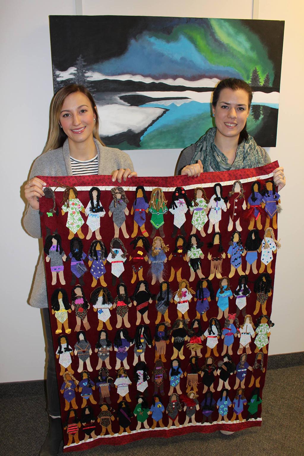 The 600 faceless dolls will be on display in the Siskinds Gallery from Feb. 13 to Feb. 17