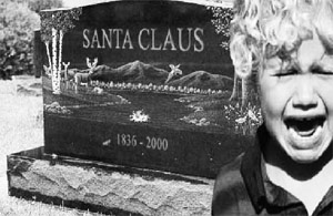 Santa's tombstone